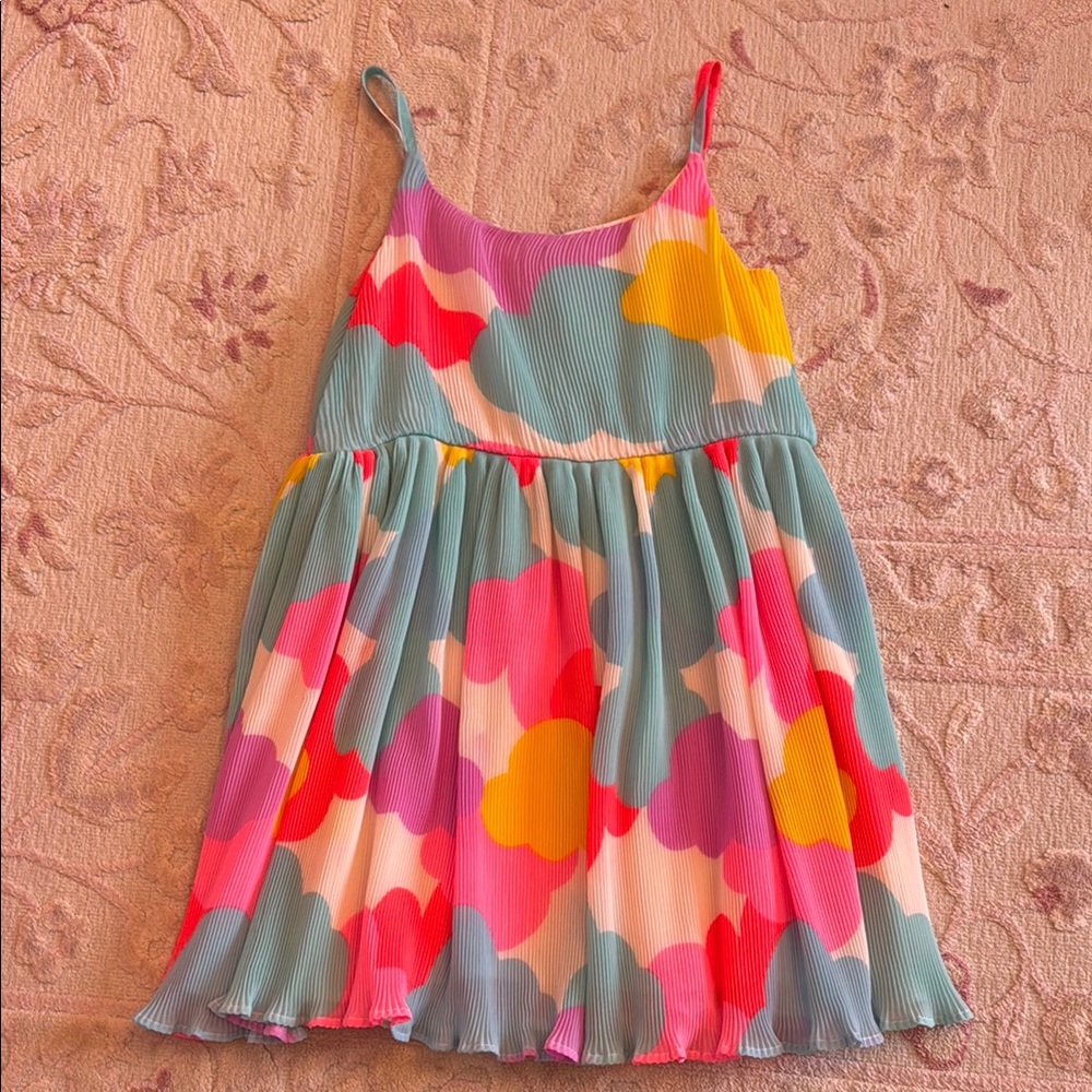Colorful Floral Kids Dress